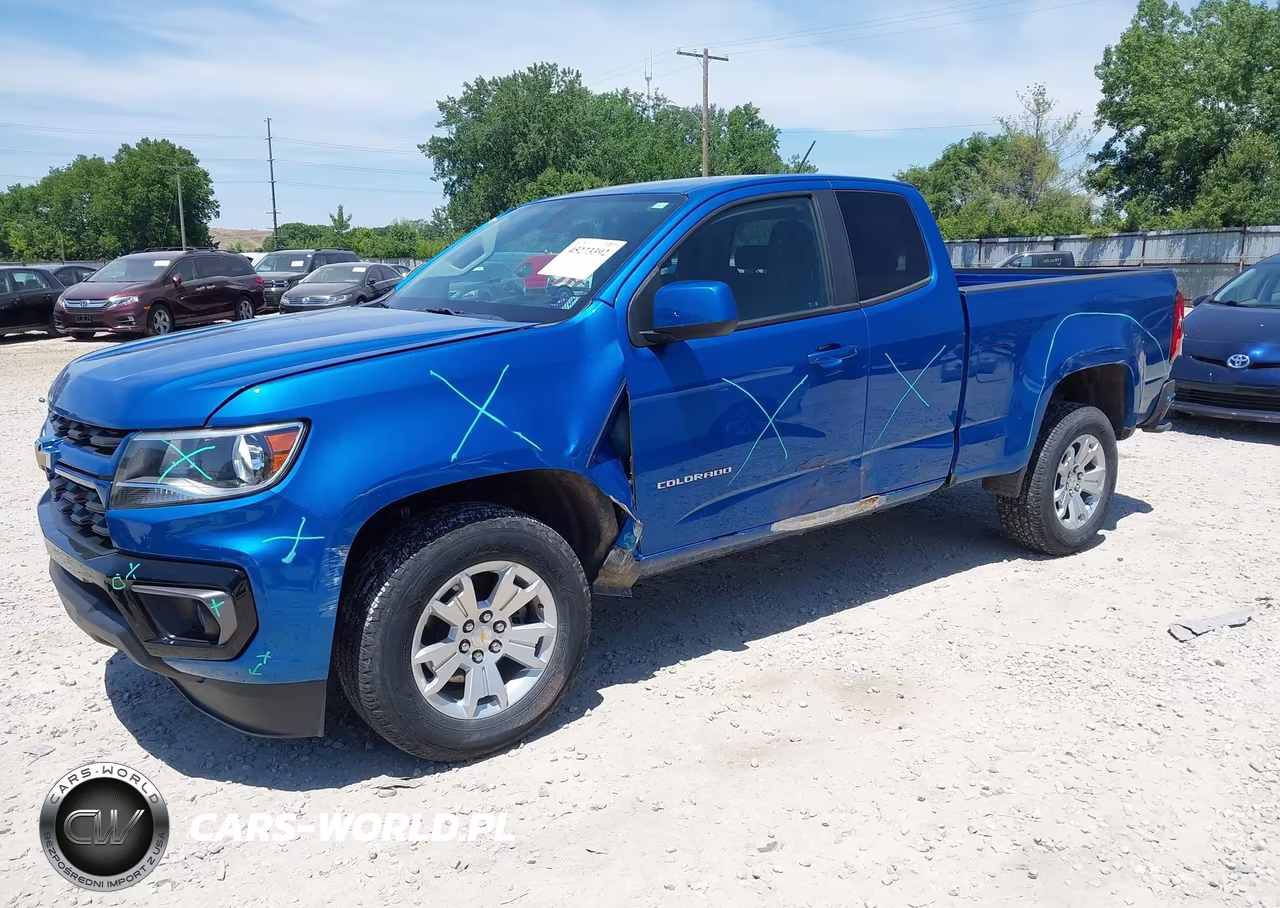 2022 Chevrolet Colorado 2Wd Long Box Lt VIN:1GCHSCEA9N1110014 - 2