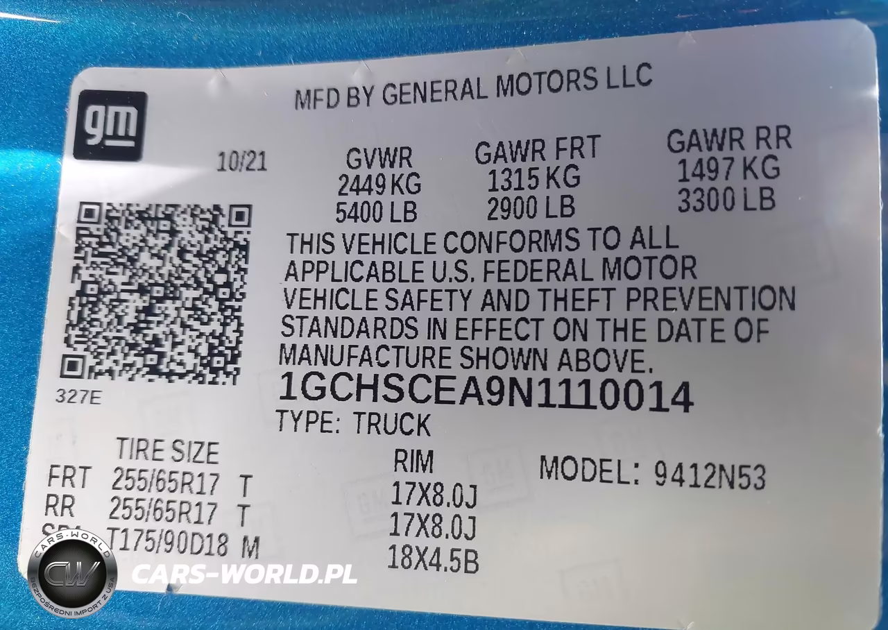 2022 Chevrolet Colorado 2Wd Long Box Lt VIN:1GCHSCEA9N1110014 - 9