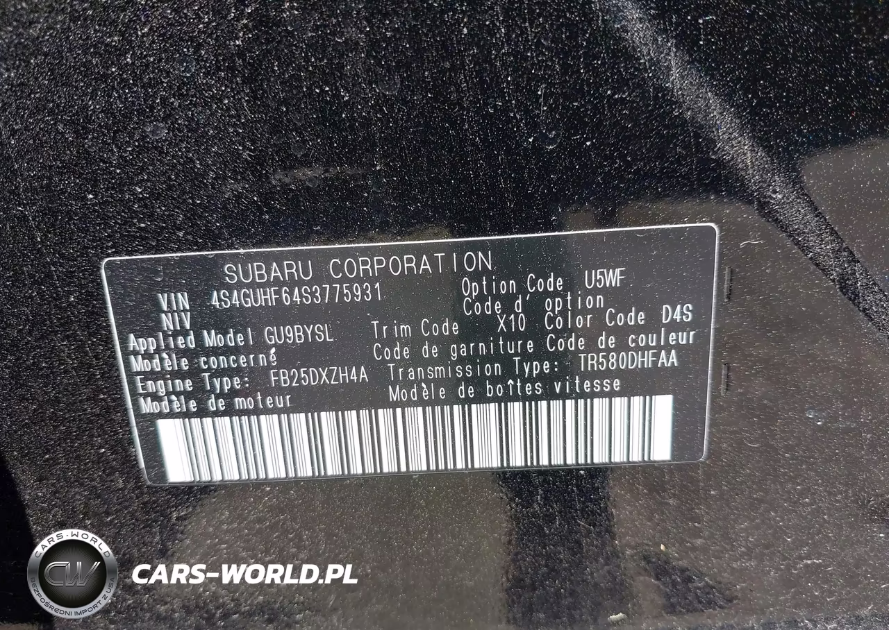 2025 Subaru Crosstrek Sport VIN:4S4GUHF64S3775931 - 13