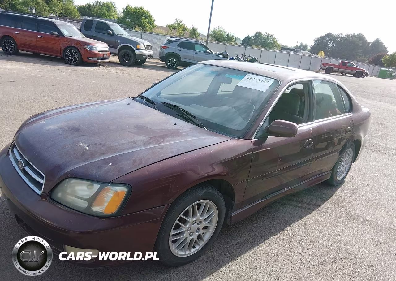 2001 Subaru Legacy Gt VIN:4S3BE645617203132 - 2