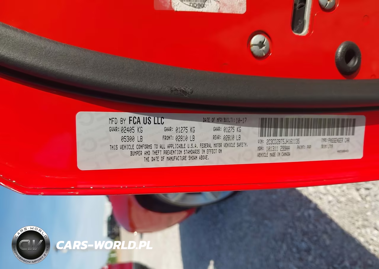 2018 Dodge Challenger R-T VIN:2C3CDZBT5JH161135 - 9