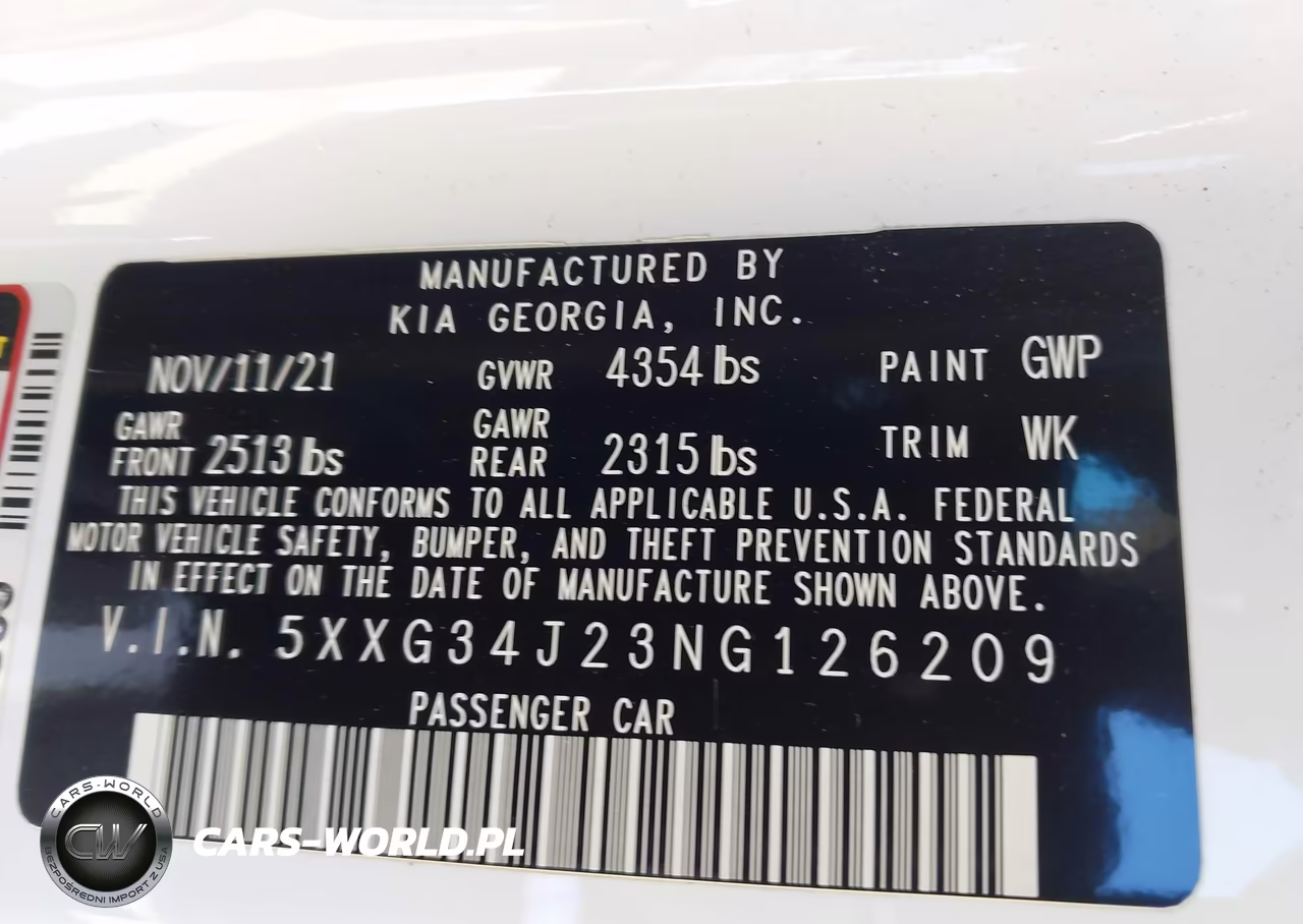 2022 Kia K5 Ex VIN:5XXG34J23NG126209 - 9