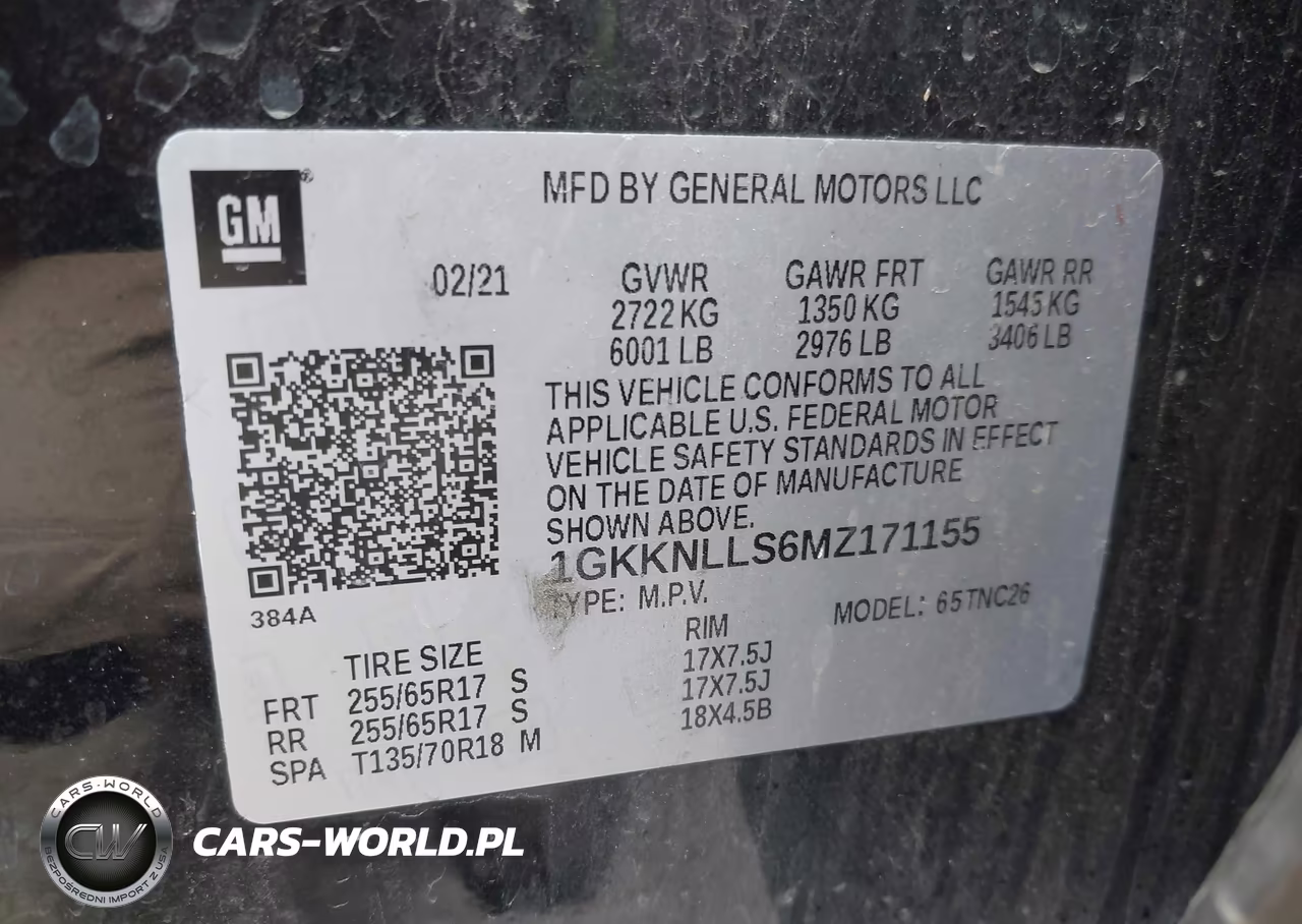 2021 GMC Acadia Awd At4 VIN:1GKKNLLS6MZ171155 - 9