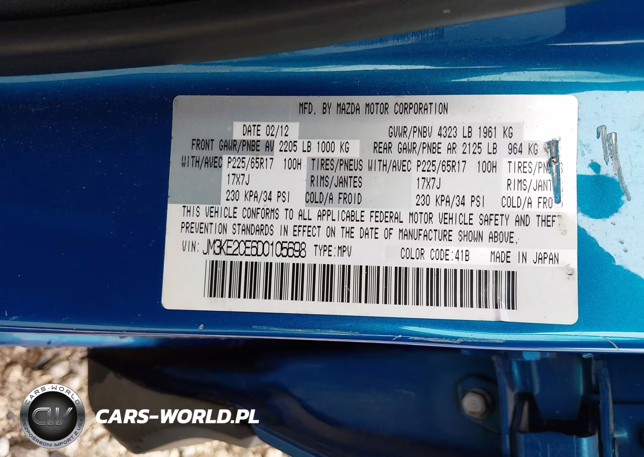 2013 Mazda Cx-5 Touring VIN:JM3KE2CE6D0105698 - 9