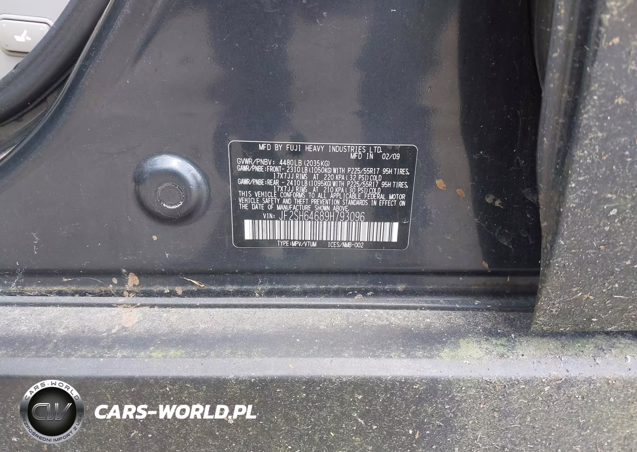 2009 Subaru Forester 2.5X Limited VIN:JF2SH64689H793096 - 9