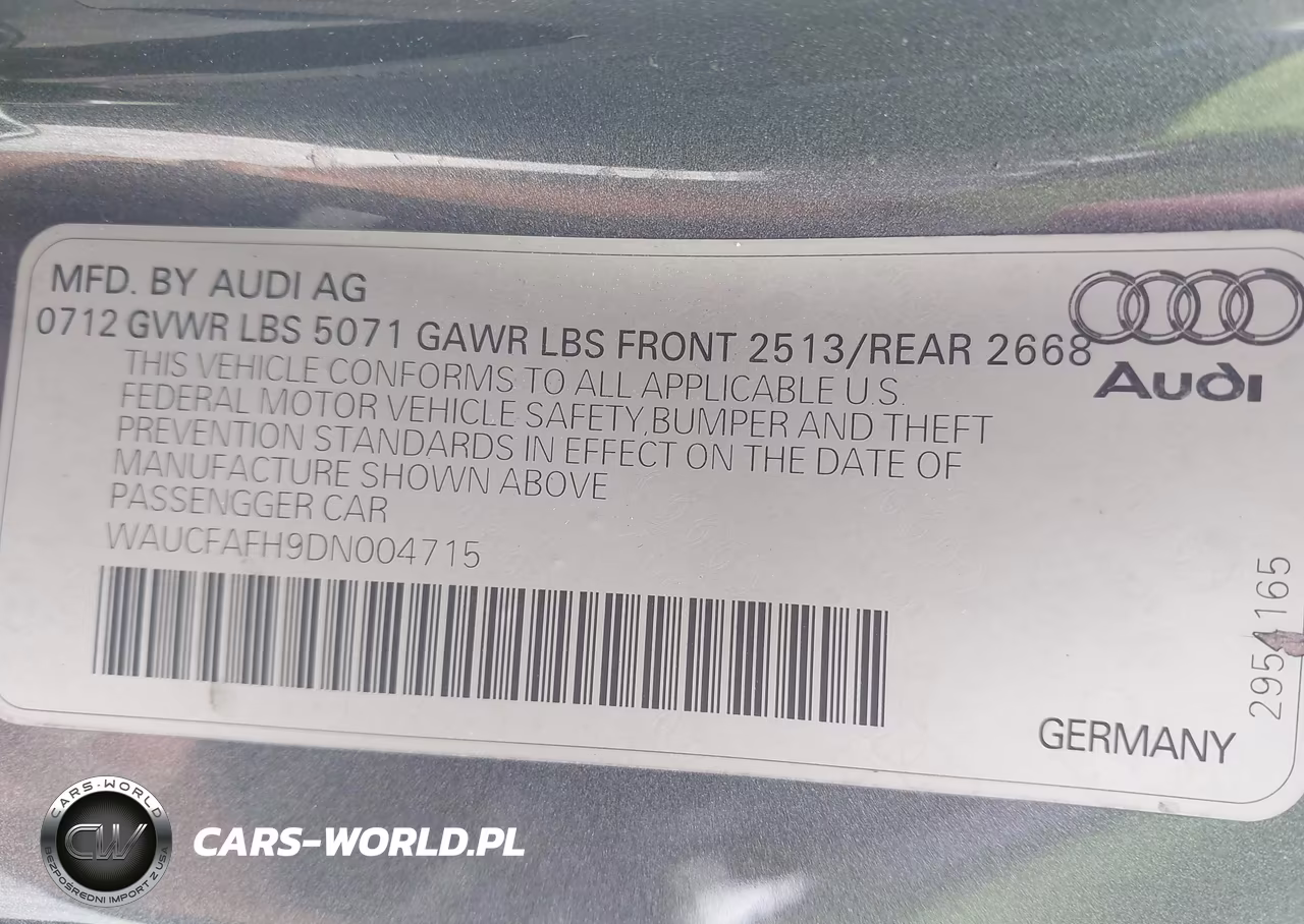 2013 Audi A5 2.0T Premium VIN:WAUCFAFH9DN004715 - 9