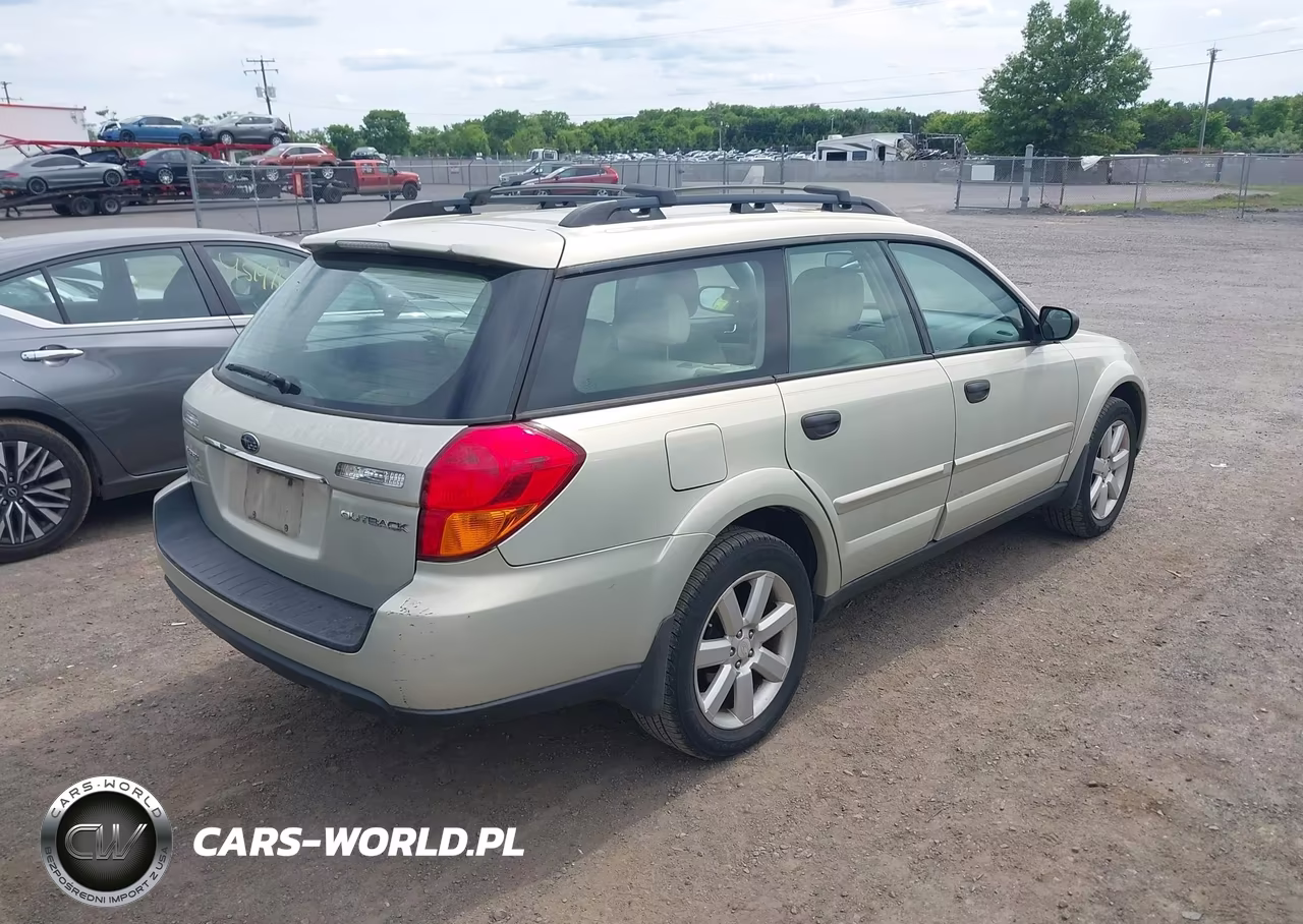2007 Subaru Outback 2.5I VIN:4S4BP61C977320138 - 4
