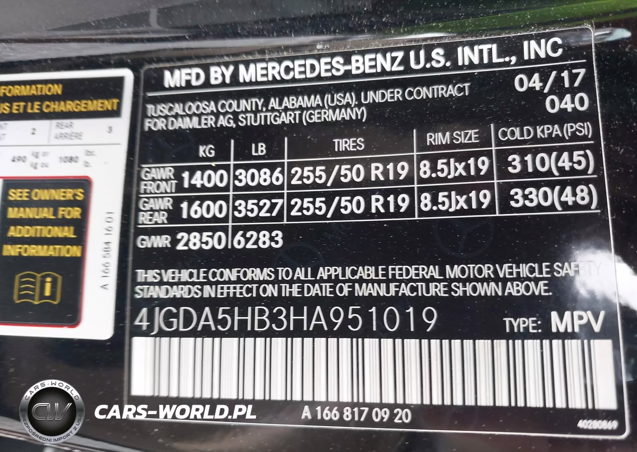 2017 Mercedes-Benz Gle 350 4Matic VIN:4JGDA5HB3HA951019 - 9