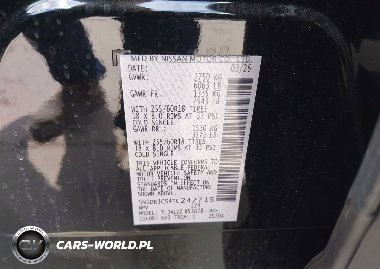 2026 Nissan Pathfinder Sl VIN:5N1DR3CS4TC242715 - 9