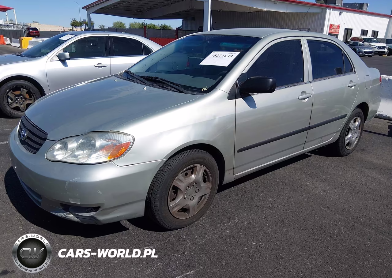 2003 Toyota Corolla Ce VIN:1NXBR32E93Z015128 - 2