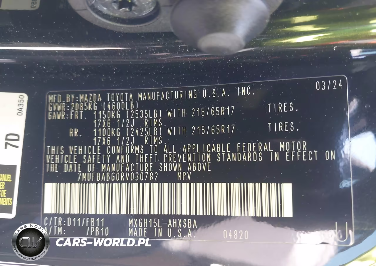 2024 Toyota Corolla Cross Hybrid Se VIN:7MUFBABG0RV030782 - 9