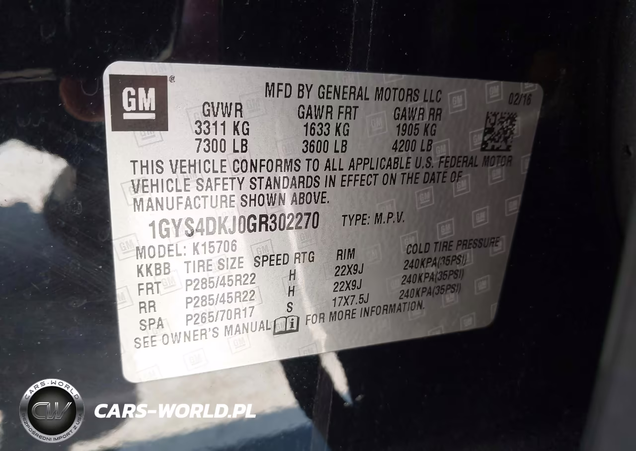 2016 Cadillac Escalade Platinum VIN:1GYS4DKJ0GR302270 - 9