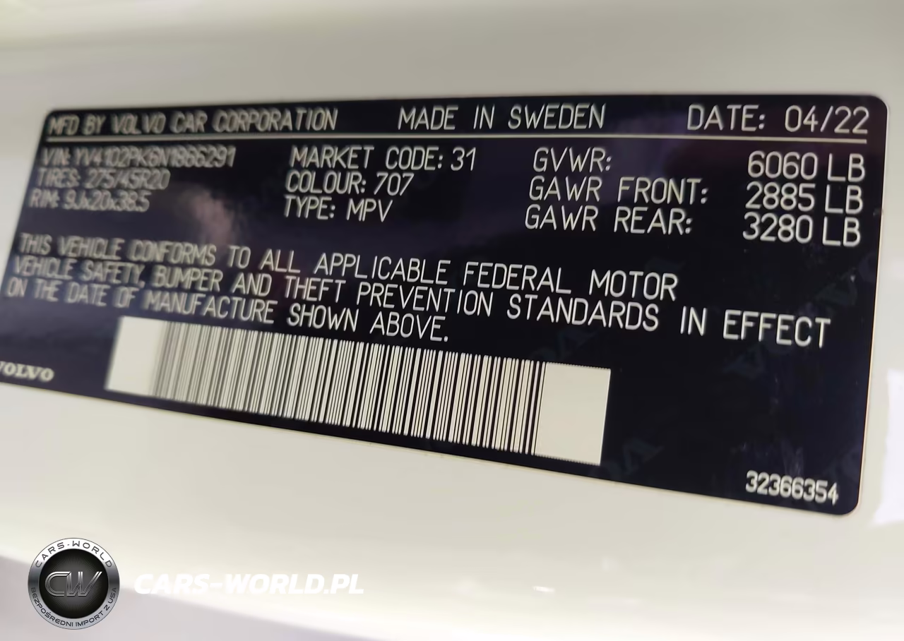 2022 Volvo Xc90 T5 Momentum 7 Passenger VIN:YV4102PK6N1866291 - 9