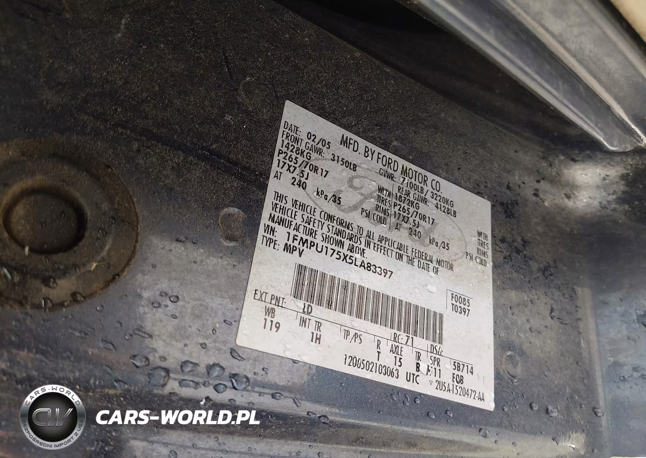 2005 Ford Expedition Eddie Bauer-King Ranch VIN:1FMPU175X5LA83397 - 9