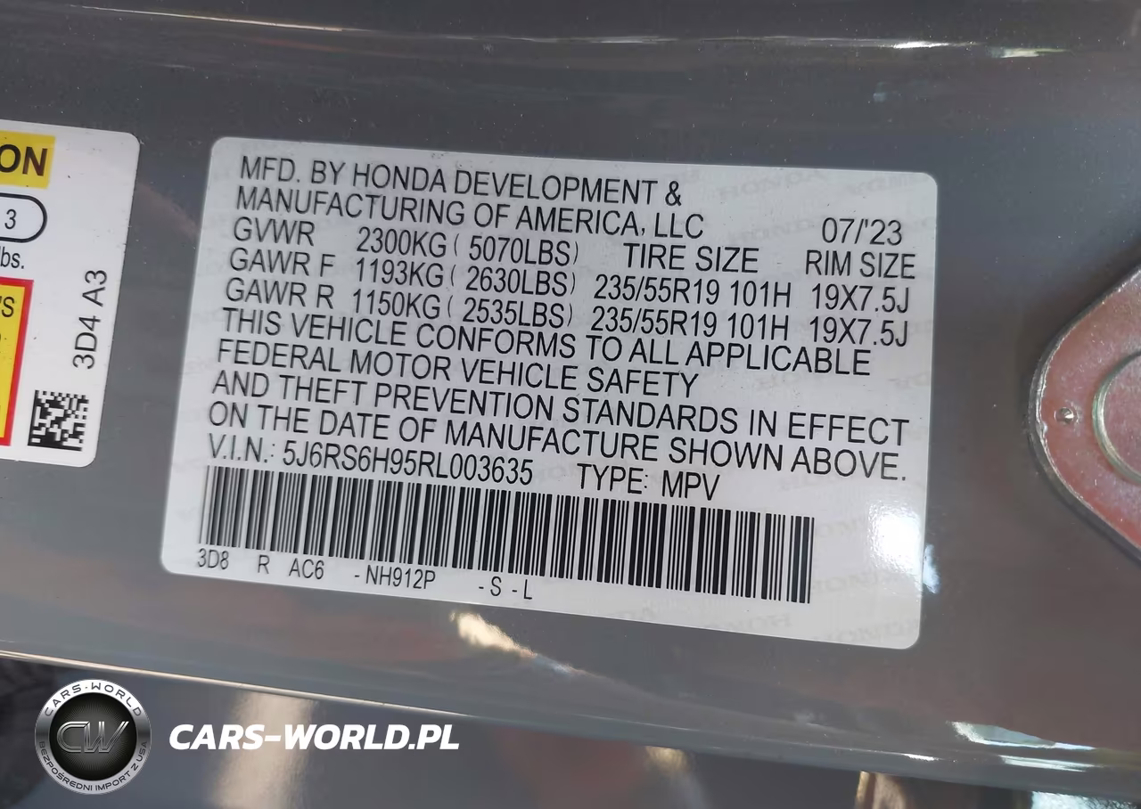 2024 Honda Cr-V Hybrid Sport Touring VIN:5J6RS6H95RL003635 - 9