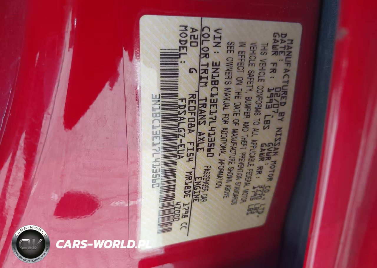 2007 Nissan Versa 1.8Sl VIN:3N1BC13E17L413560 - 9