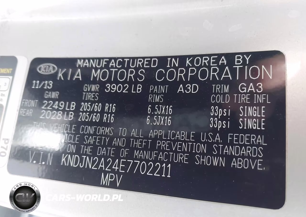 2014 Kia Soul VIN:KNDJN2A24E7702211 - 9