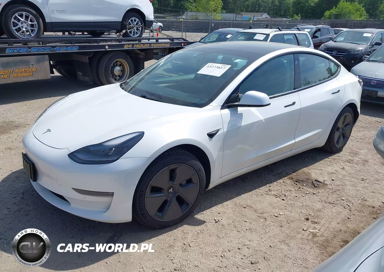 2021 Tesla Model 3 Long Range VIN:5YJ3E1EB1MF044076 - 2