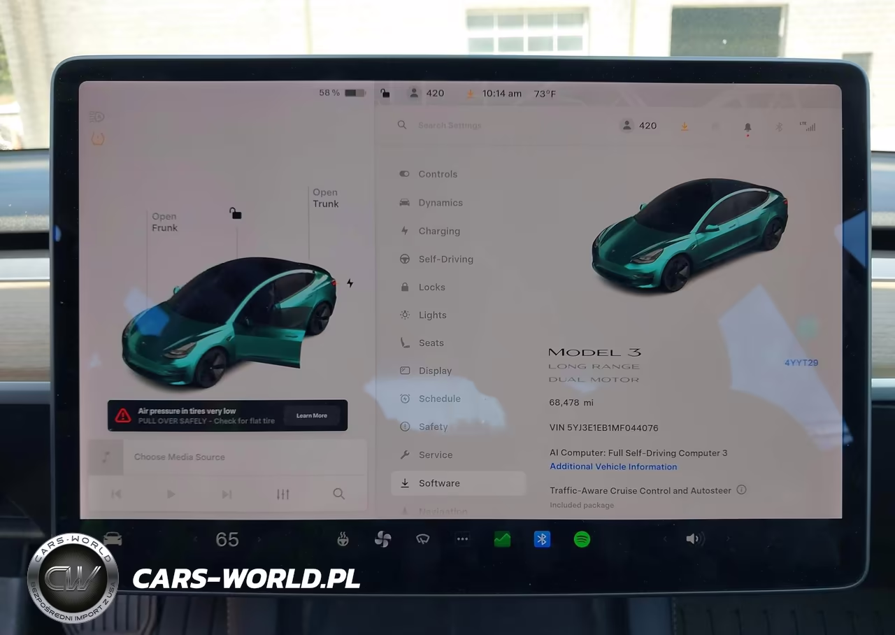 2021 Tesla Model 3 Long Range VIN:5YJ3E1EB1MF044076 - 7