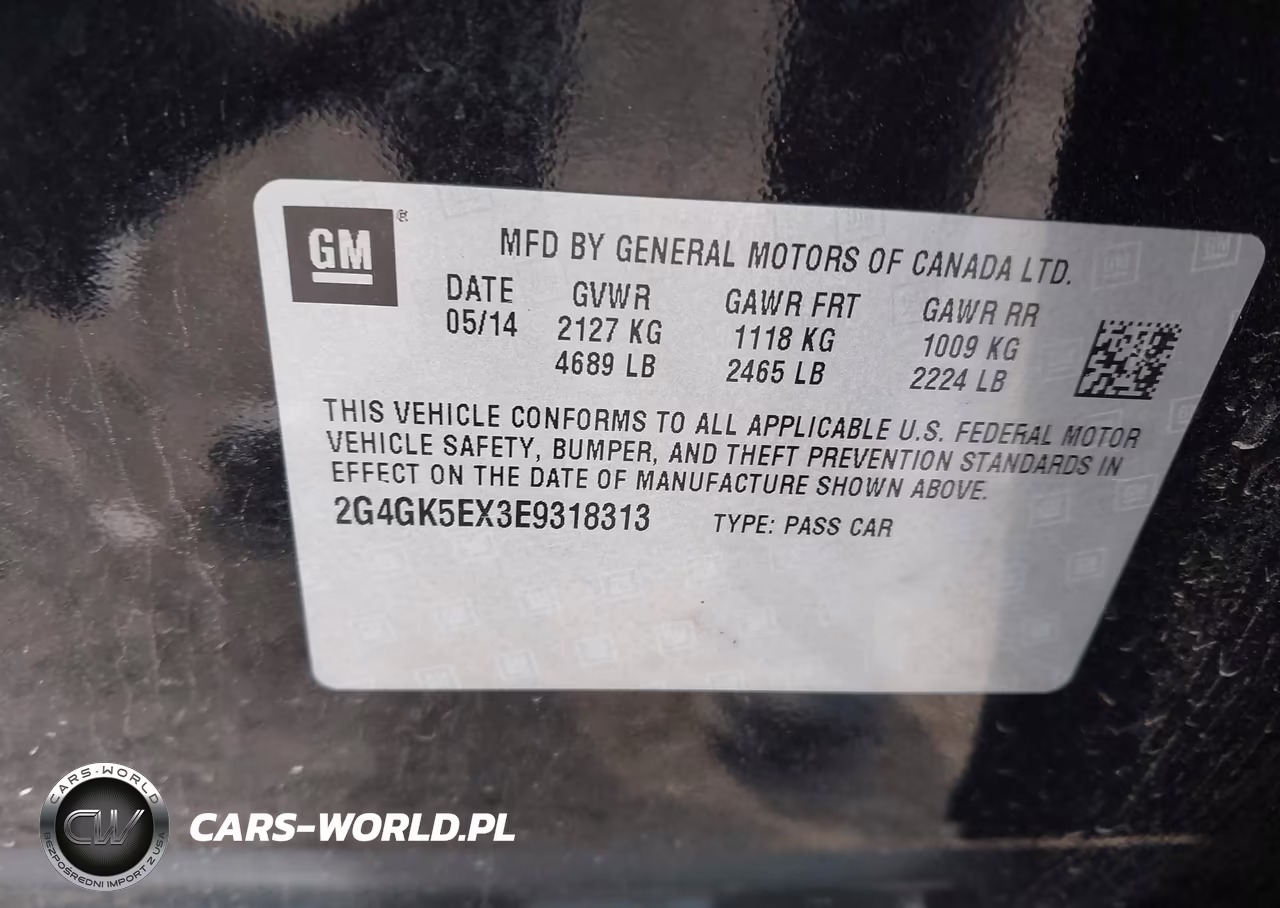 2014 Buick Regal Turbo VIN:2G4GK5EX3E9318313 - 9