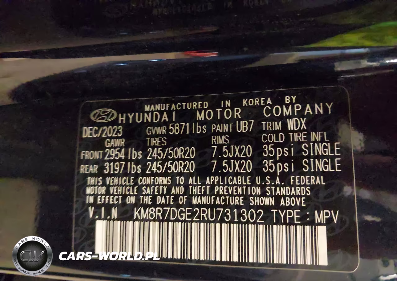 2024 Hyundai Palisade Calligraphy VIN:KM8R7DGE2RU731302 - 9