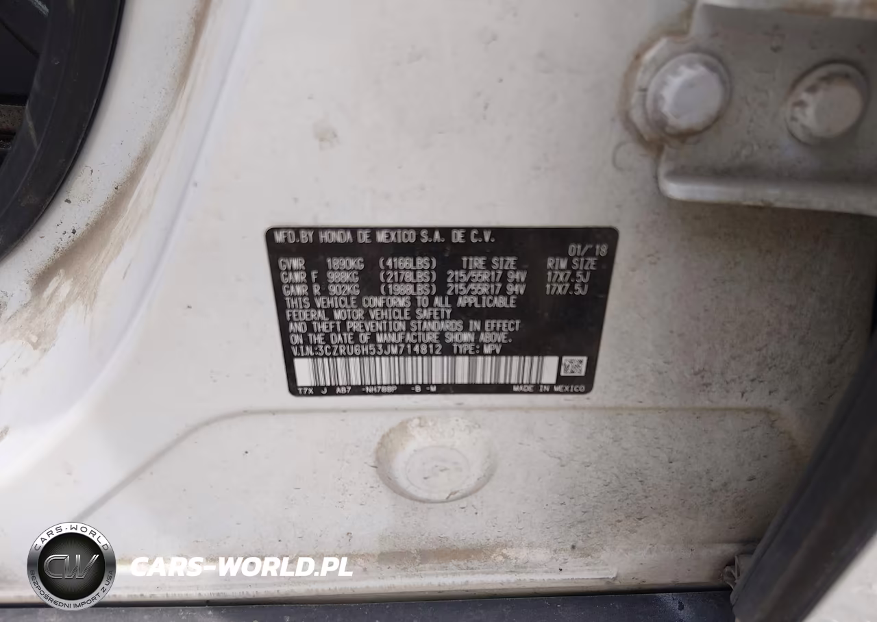 2018 Honda Hr-V Ex VIN:3CZRU6H53JM714812 - 9