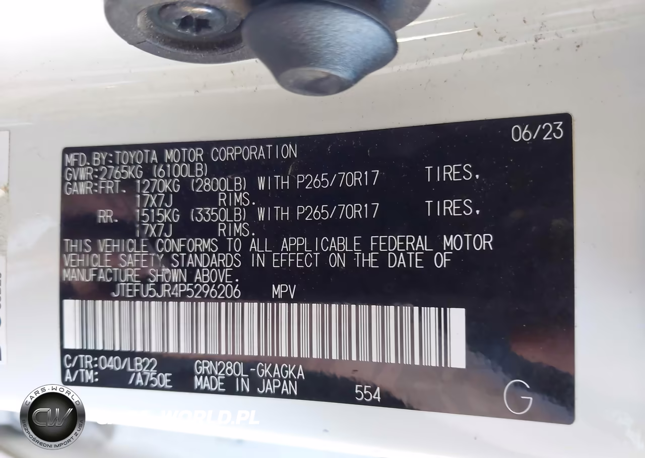 2023 Toyota 4Runner Sr5 Premium VIN:JTEFU5JR4P5296206 - 9