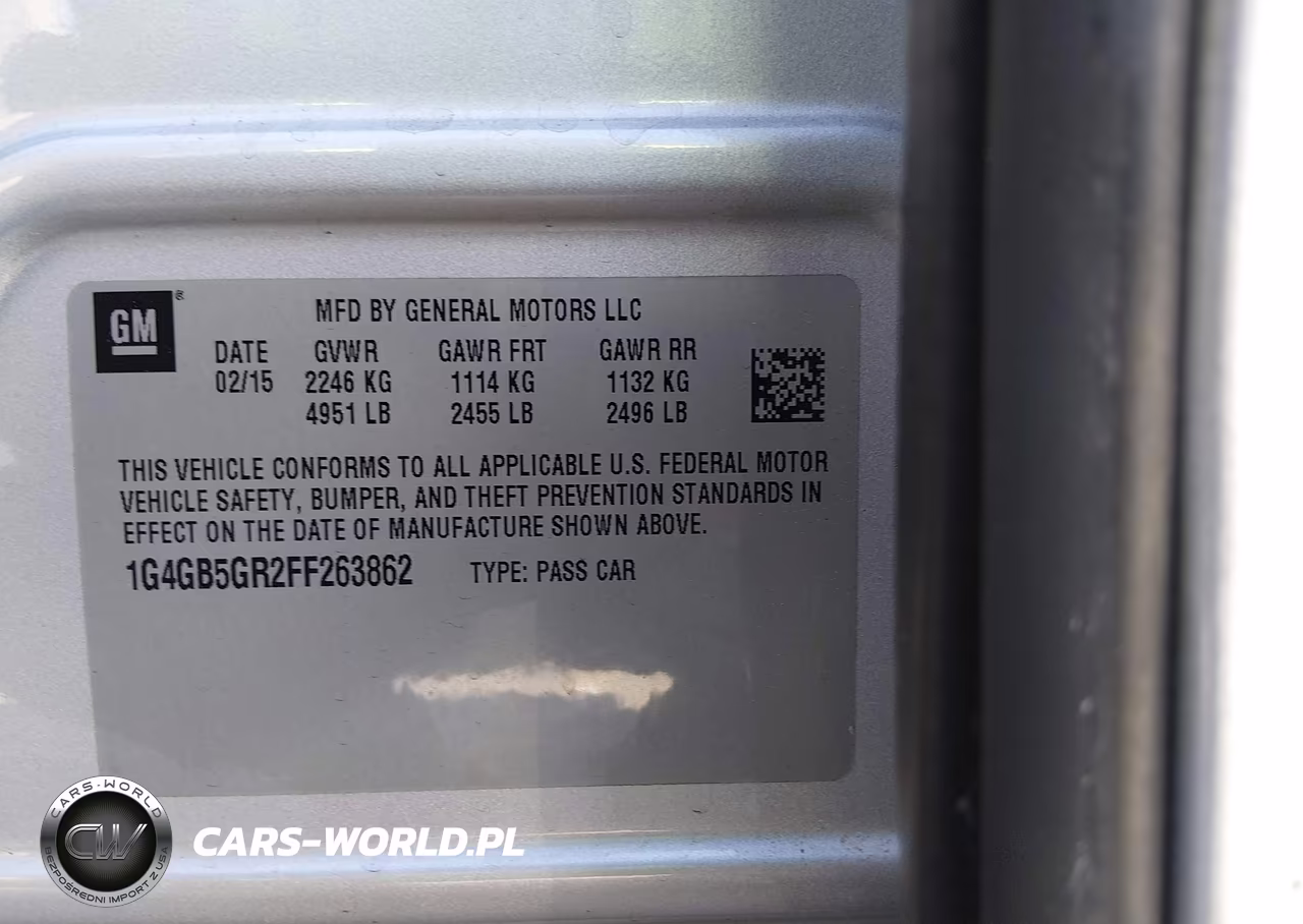 2015 Buick Lacrosse Leather VIN:1G4GB5GR2FF263862 - 9