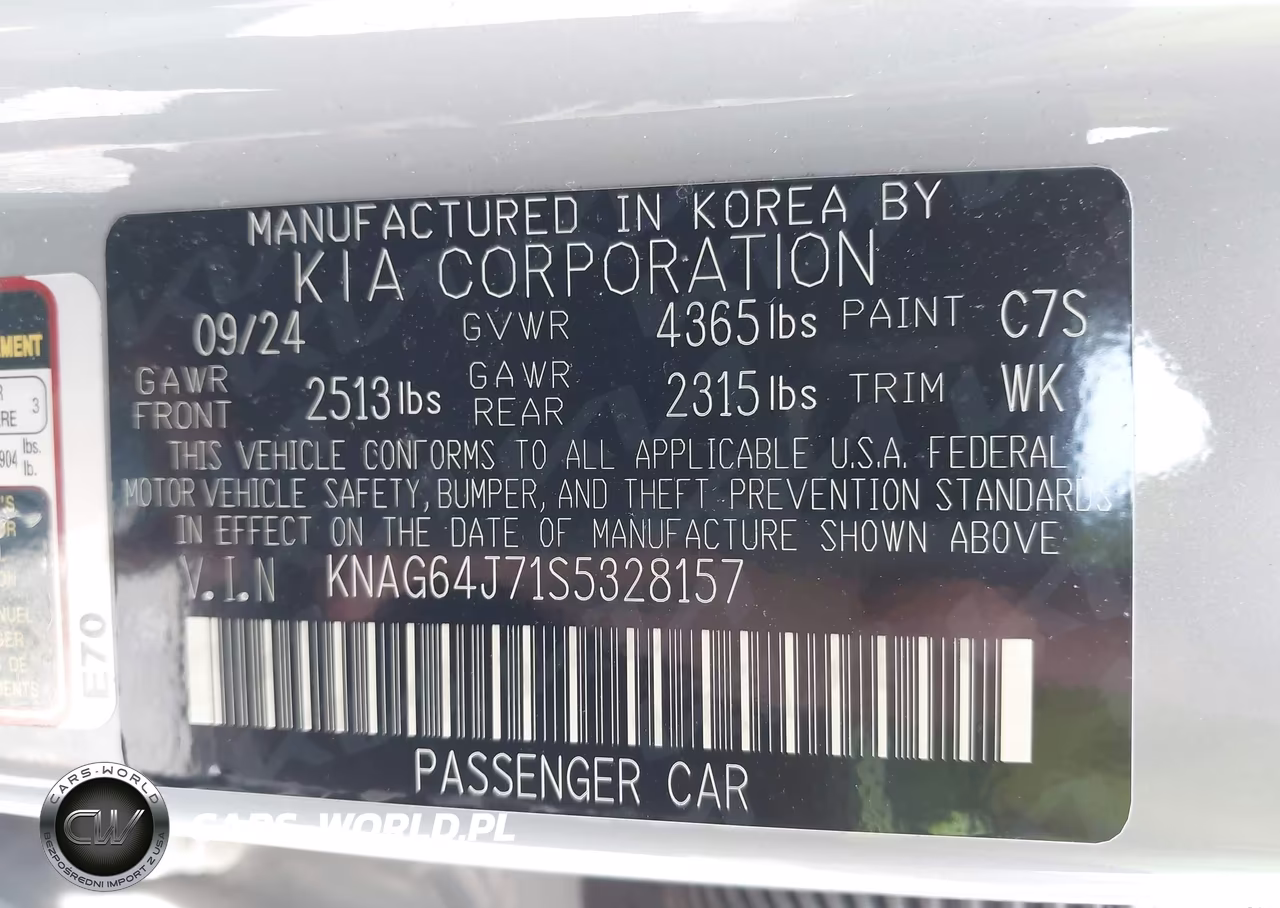 2025 Kia K5 Gt-Line VIN:KNAG64J71S5328157 - 9