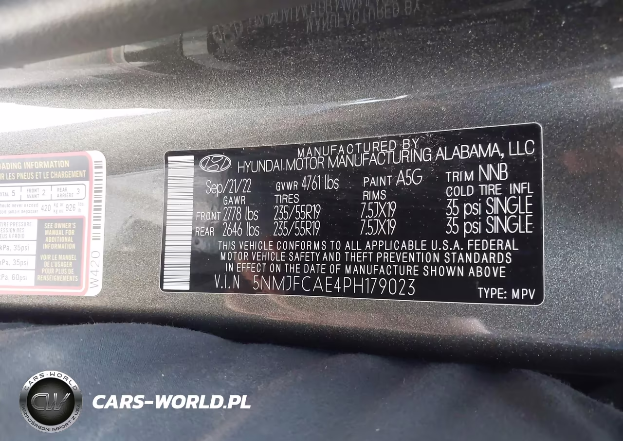 2023 Hyundai Tucson Sel VIN:5NMJFCAE4PH179023 - 9