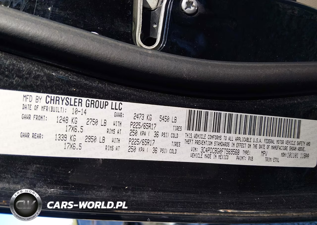 2015 Dodge Journey Sxt VIN:3C4PDCBG0FT569568 - 9