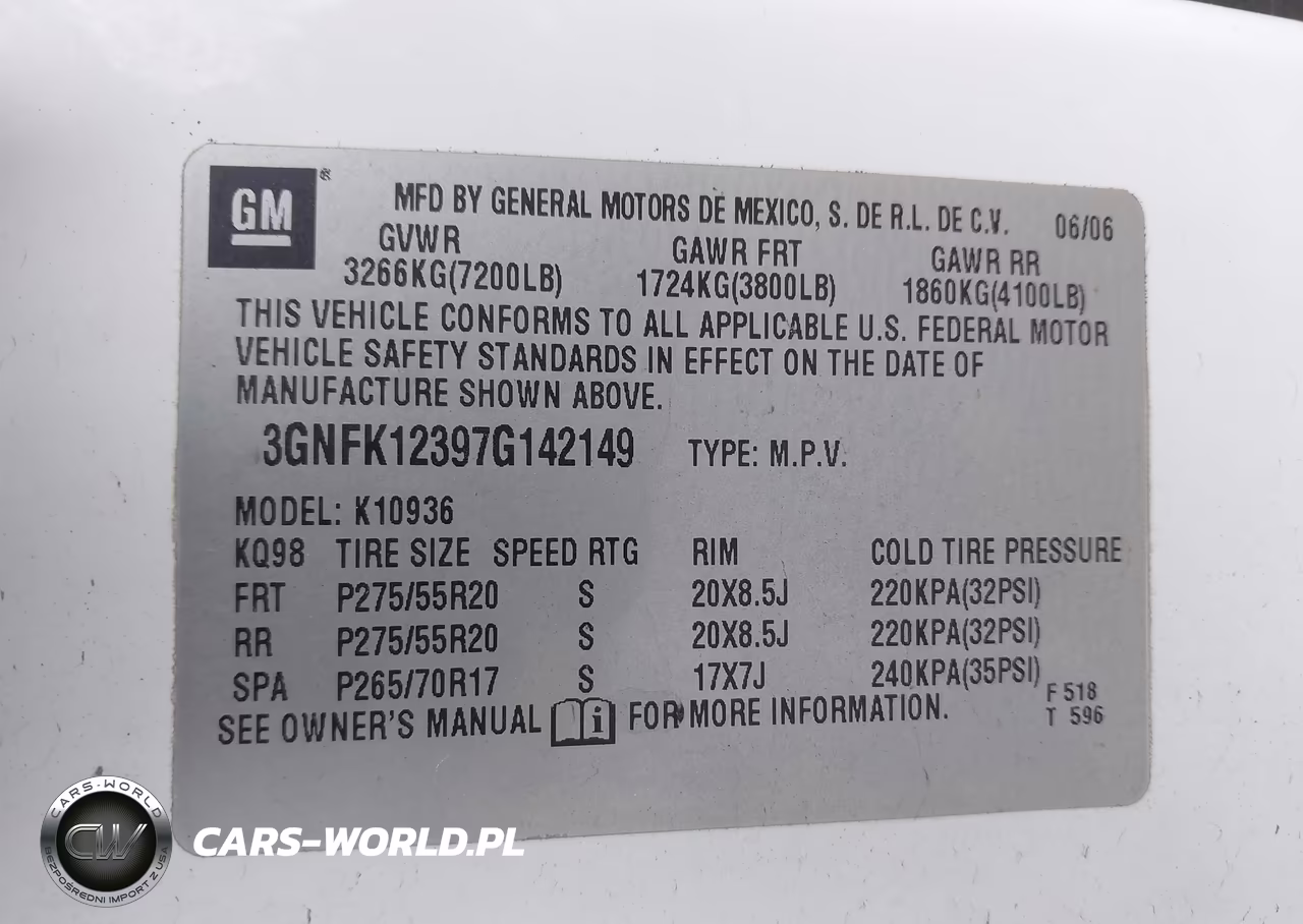 2007 Chevrolet Avalanche 1500 Lt VIN:3GNFK12397G142149 - 9