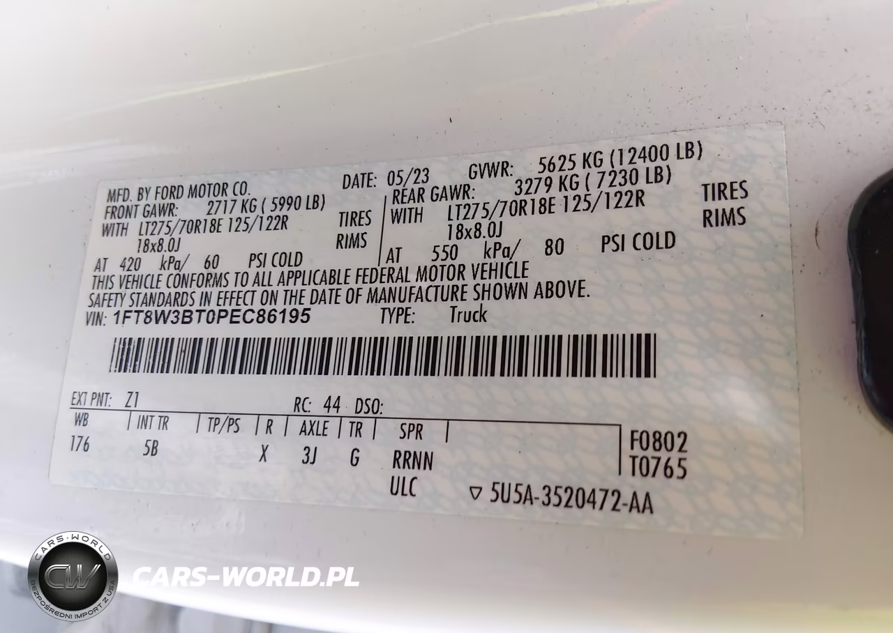 2023 Ford F-350 Lariat VIN:1FT8W3BT0PEC86195 - 9