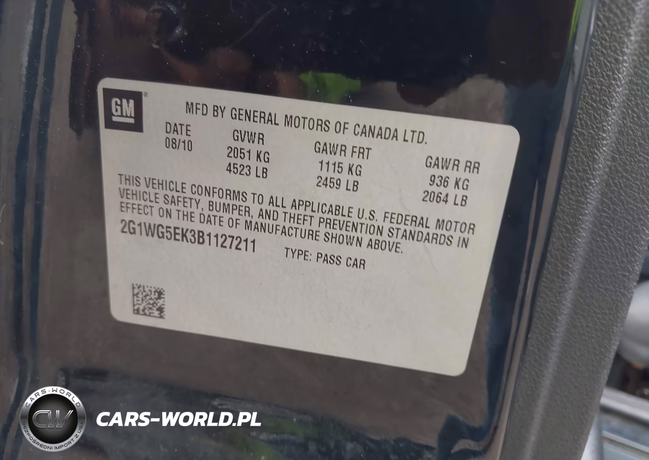 2011 Chevrolet Impala Lt VIN:2G1WG5EK3B1127211 - 9