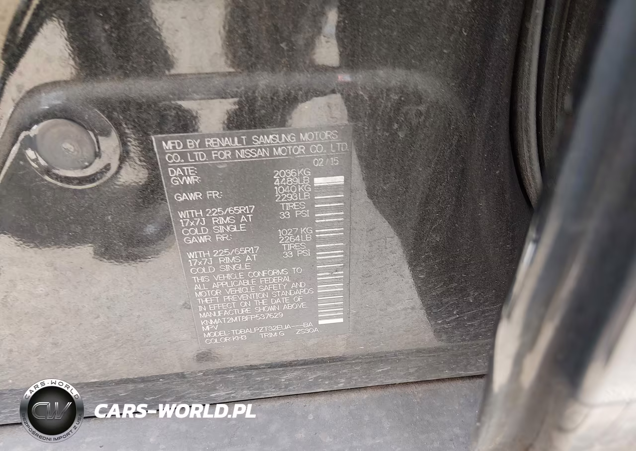 2015 Nissan Rogue S VIN:KNMAT2MT8FP537629 - 9