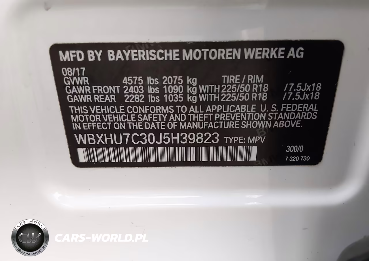 2018 BMW X1 Sdrive28I VIN:WBXHU7C30J5H39823 - 9
