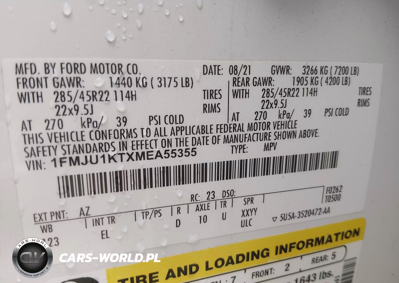 2021 Ford Expedition Limited VIN:1FMJU1KTXMEA55355 - 9