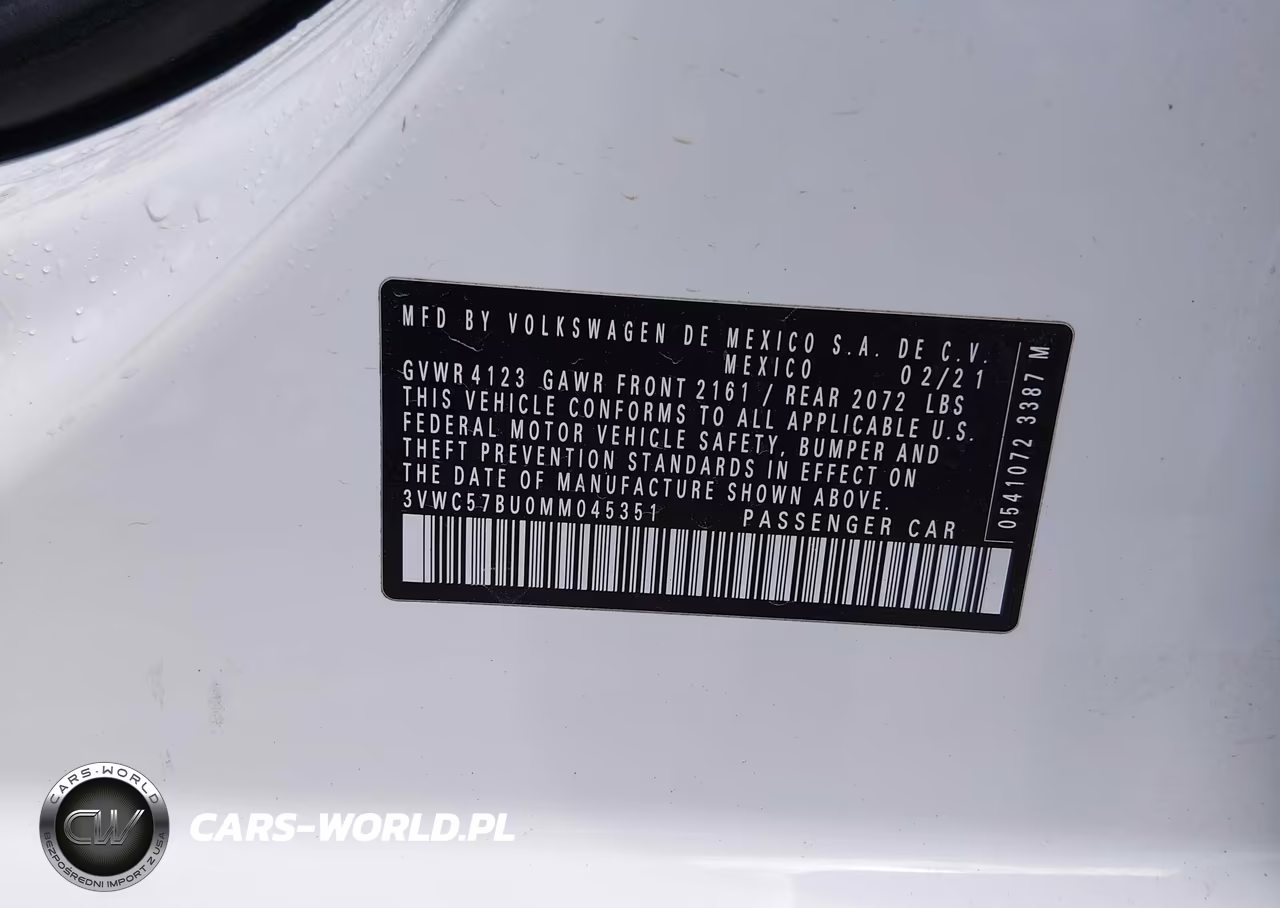 2021 Volkswagen Jetta 1.4T R-Line-1.4T S-1.4T Se VIN:3VWC57BU0MM045351 - 9
