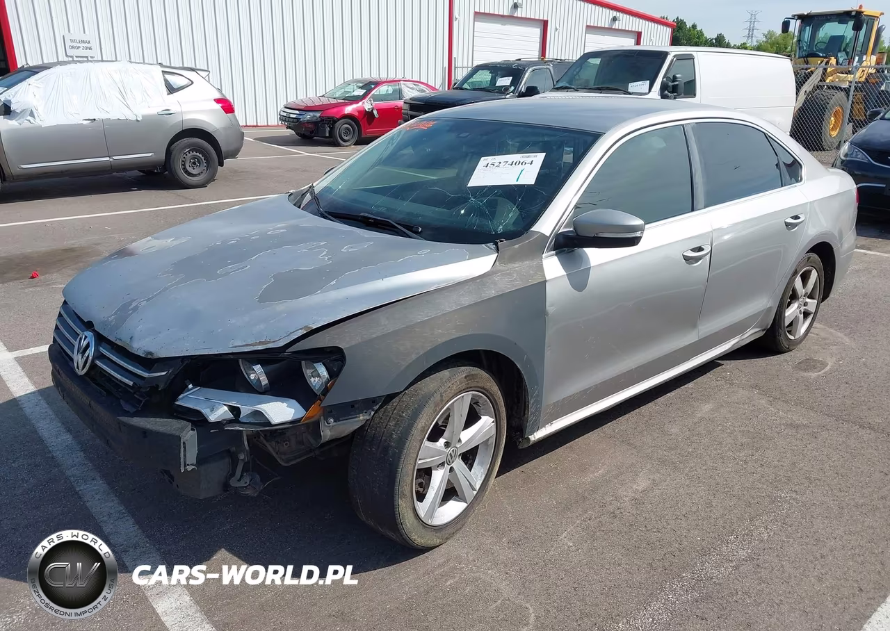 2013 Volkswagen Passat 2.5L Se VIN:1VWBH7A32DC110004 - 2