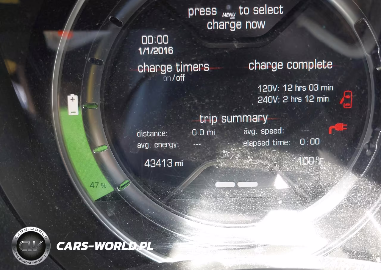 2017 Fiat 500E Battery Electric VIN:3C3CFFGE8HT621067 - 12