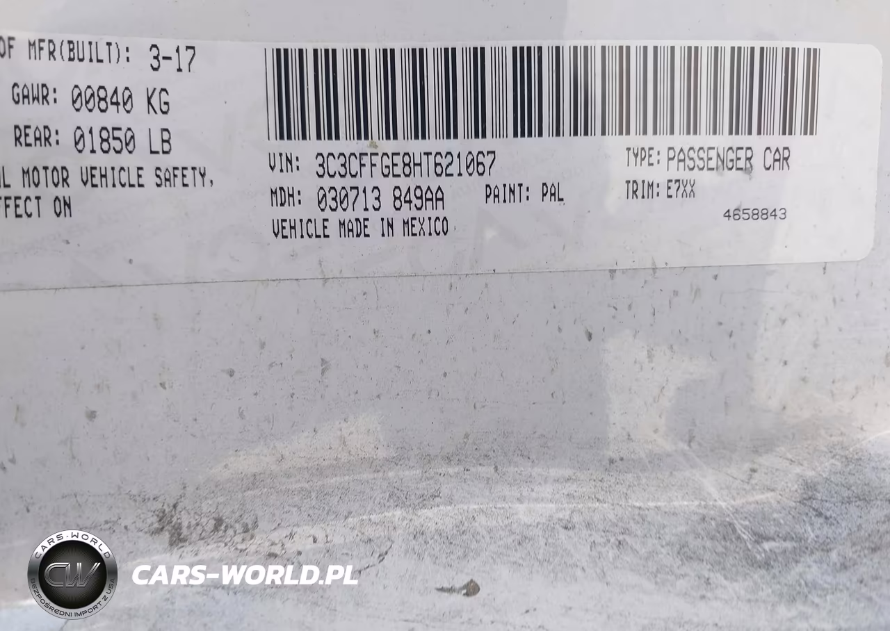 2017 Fiat 500E Battery Electric VIN:3C3CFFGE8HT621067 - 9