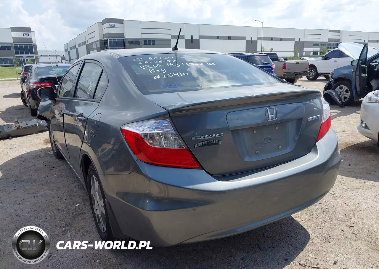 2012 Honda Civic Hybrid VIN:JHMFB4F21CS002898 - 3