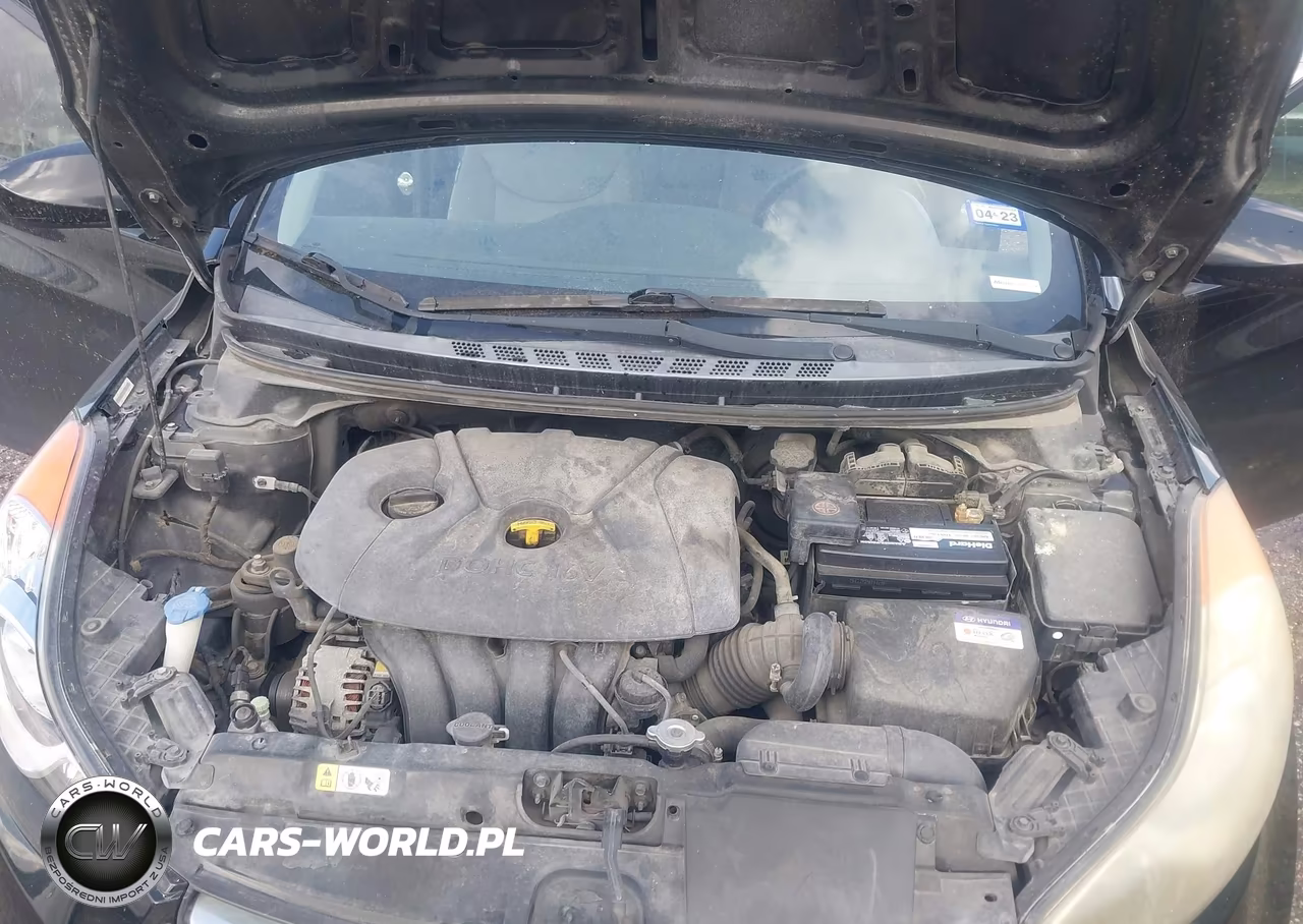 2013 Hyundai Elantra Gls VIN:KMHDH4AE1DU595141 - 10