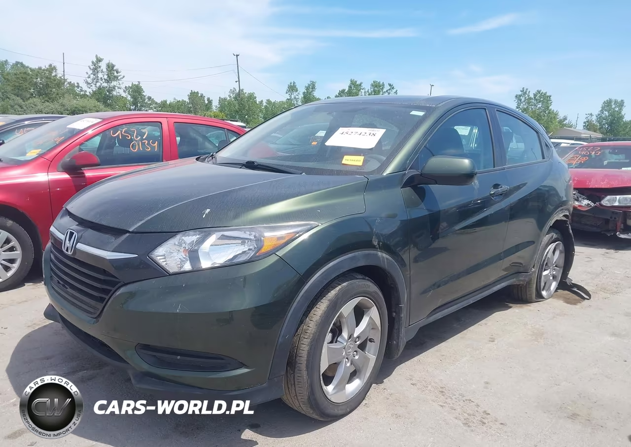 2016 Honda Hr-V Lx VIN:3CZRU6H31GM765491 - 2