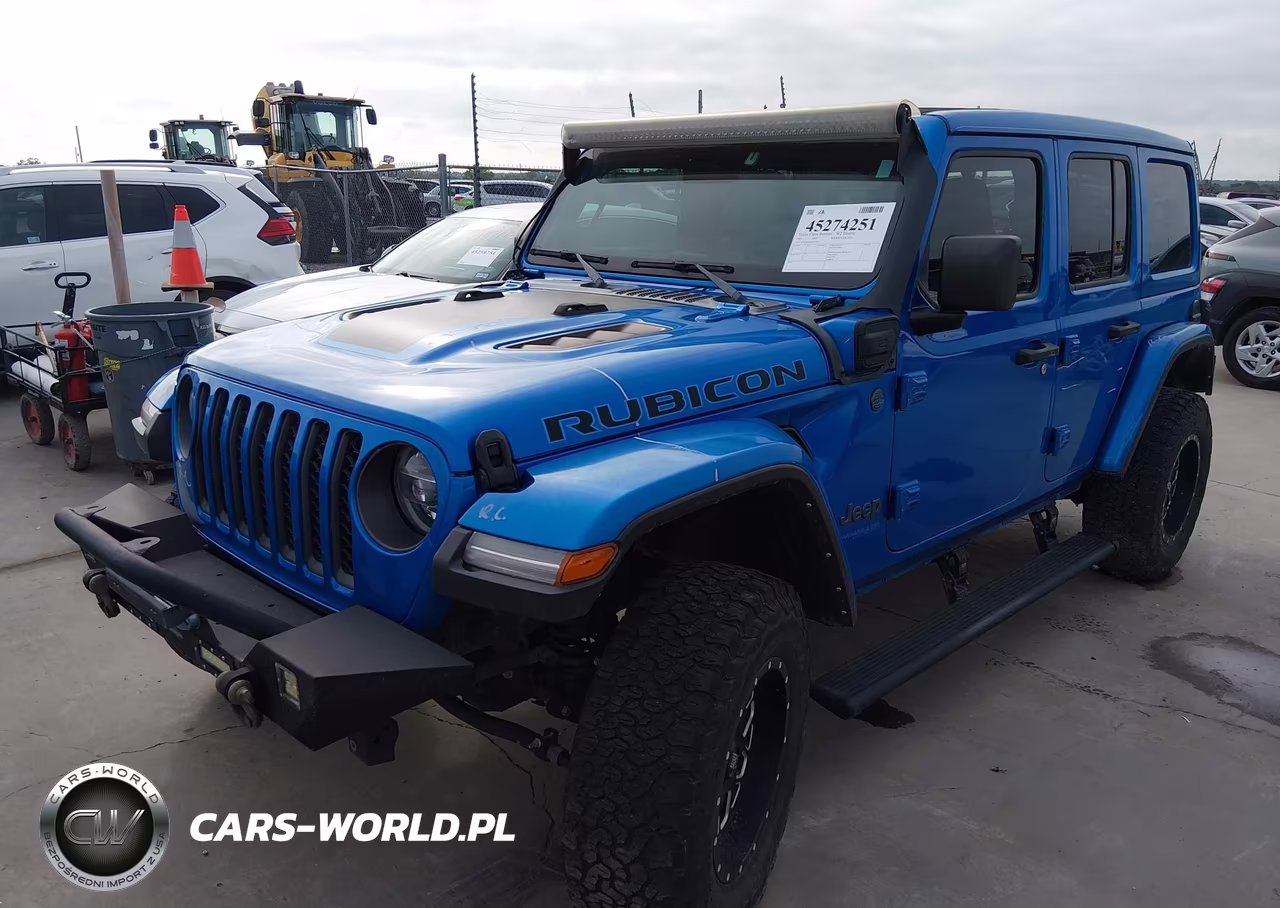 2021 Jeep Wrangler 4Xe Unlimited Rubicon 4X4 VIN:1C4JJXR64MW758427 - 2