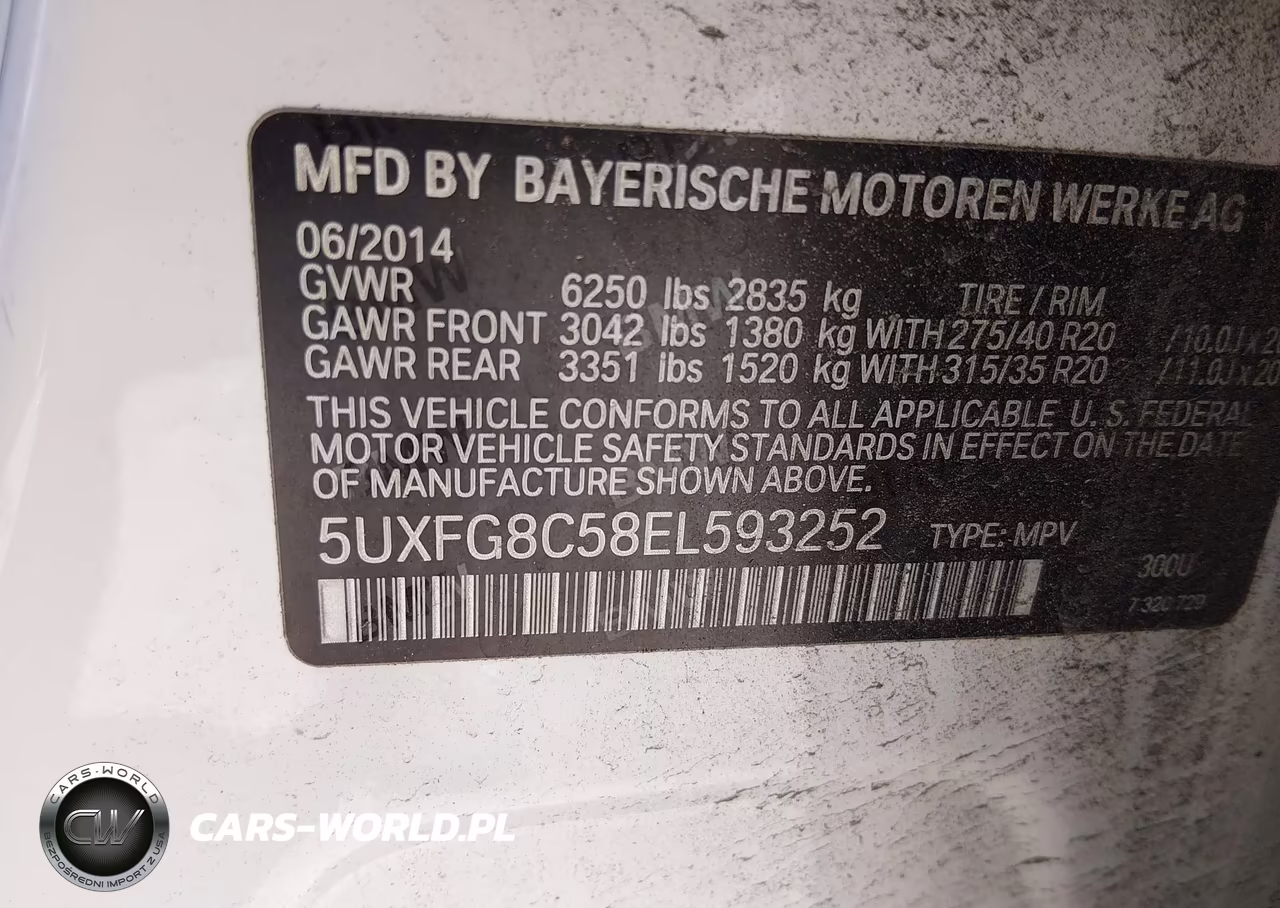 2014 BMW X6 xDrive50I VIN:5UXFG8C58EL593252 - 9