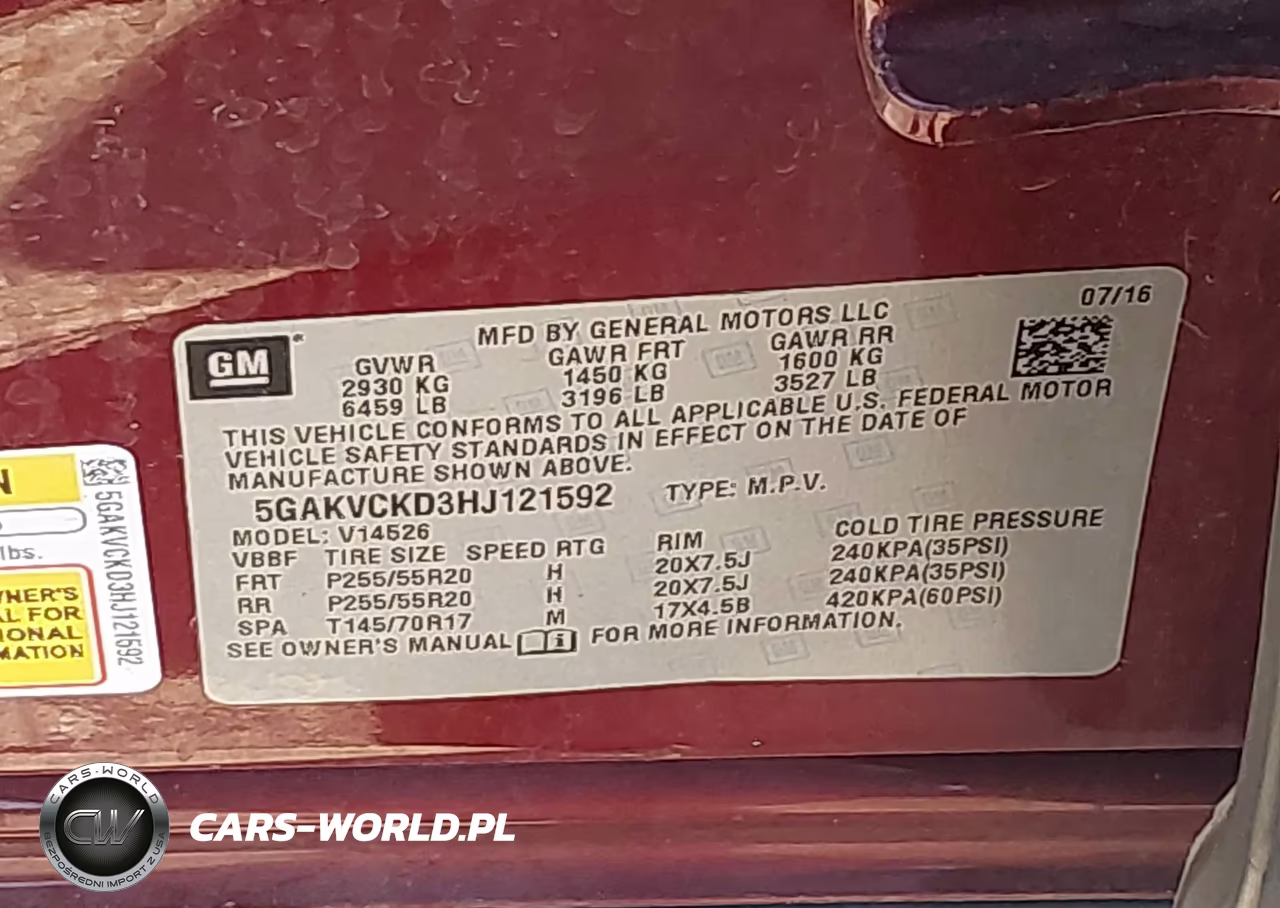 2017 Buick Enclave Premium VIN:5GAKVCKD3HJ121592 - 9