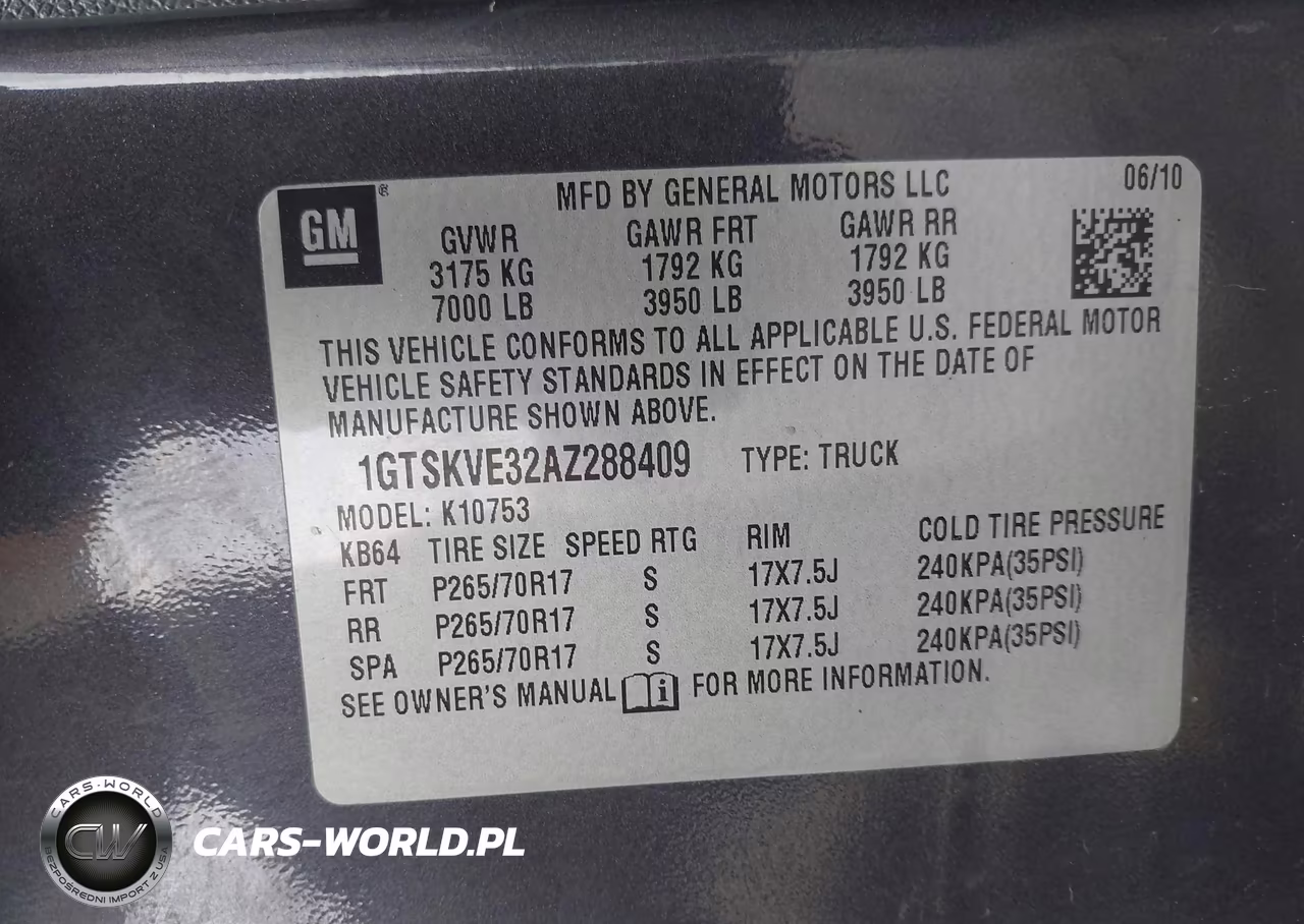 2010 GMC Sierra 1500 Sle VIN:1GTSKVE32AZ288409 - 9