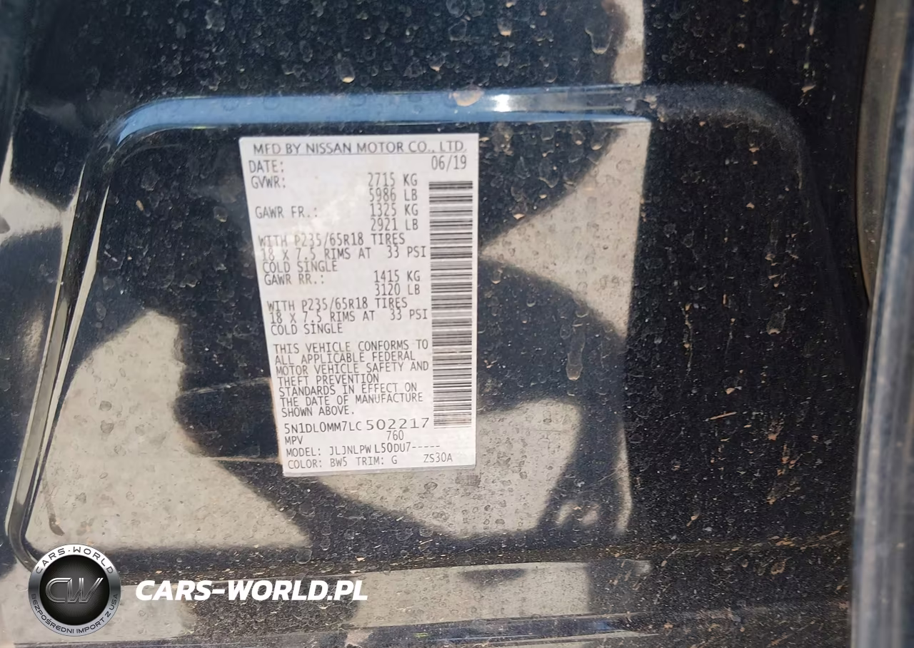 2020 Infiniti Qx60 Pure Awd VIN:5N1DL0MM7LC502217 - 9