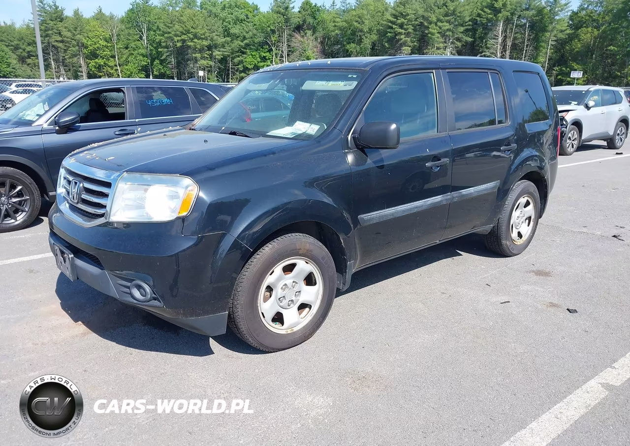 2015 Honda Pilot Lx VIN:5FNYF4H25FB075396 - 2